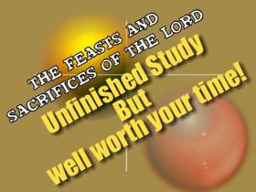 Feasts and Sacrifices Of The Lord Feasts and Sacrifices Of The Lord